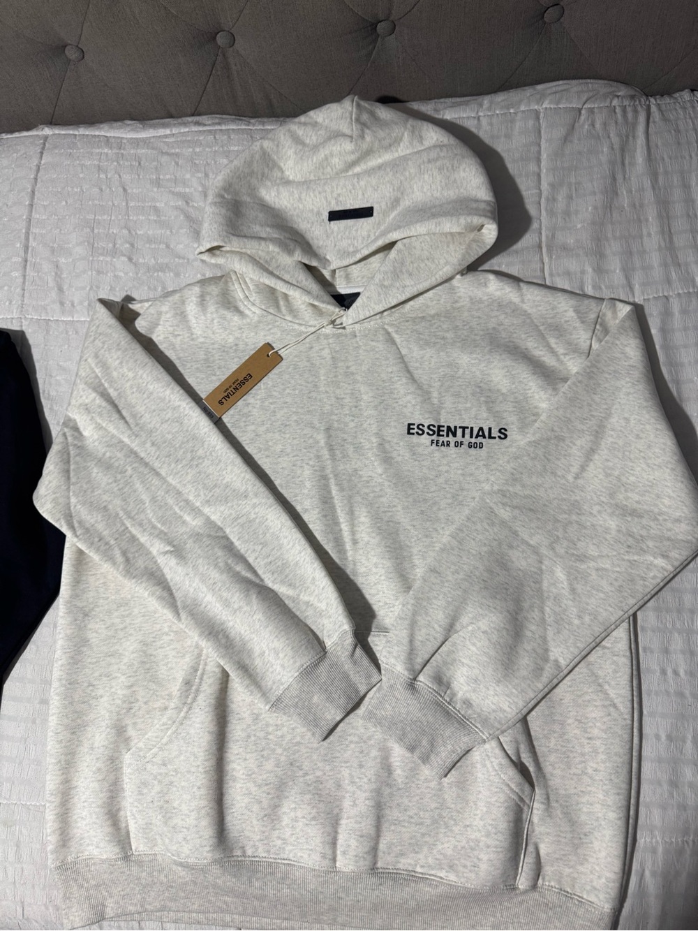 Fear of God Essentials Light Heather Gray Hoodie